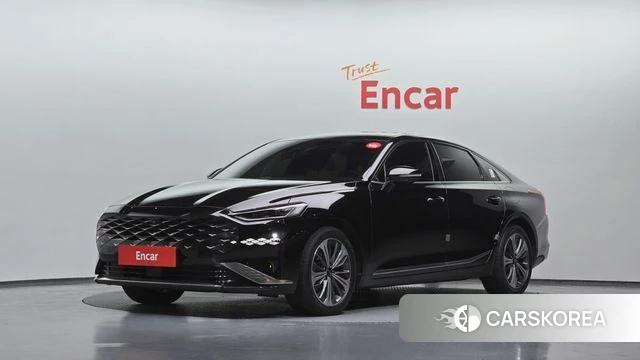 Kia K8 Hybrid 2022 Черный из Кореи