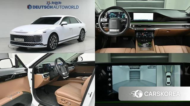 Hyundai Grandeur (GN7) 2024 Белый из Кореи