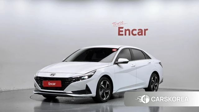 Hyundai Avante (CN7) 2020 Белый из Кореи