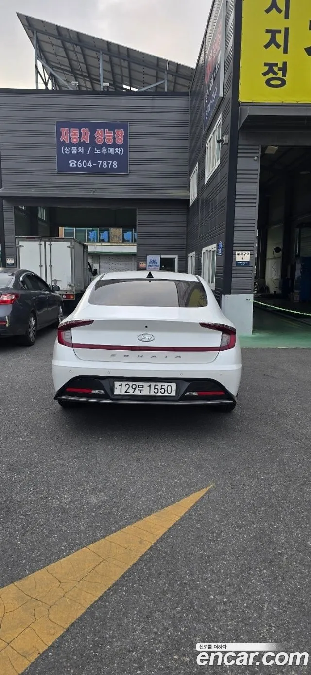 Hyundai Sonata (DN8) 2021 Белый из Кореи