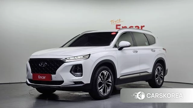 Hyundai Santa Fe TM 2018 Белый из Кореи