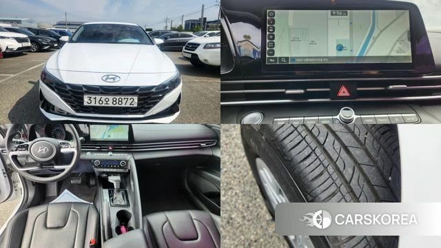 Hyundai Avante (CN7) 2020 Белый из Кореи