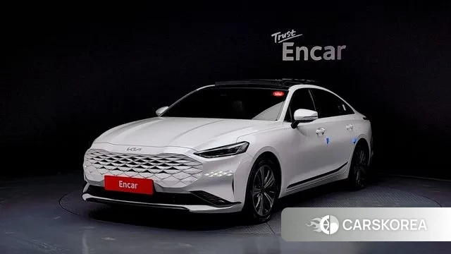 Kia K8 Hybrid 2021 Белый из Кореи