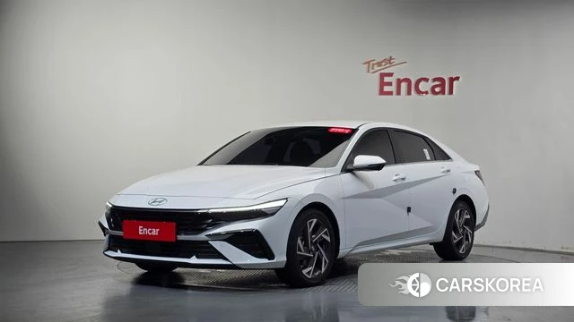 Hyundai The New Avante (CN7) 2025 Белый из Кореи