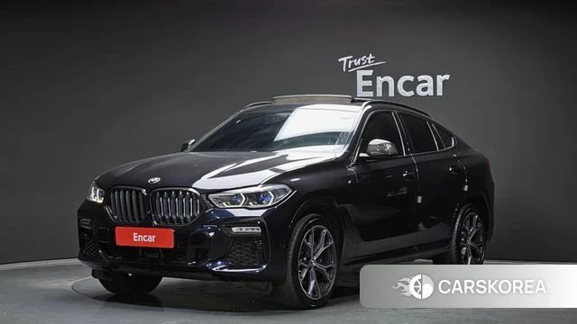 BMW X6 (G06) 2021 Черный из Кореи
