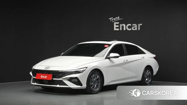 Hyundai The New Avante (CN7) 2023 Белый из Кореи