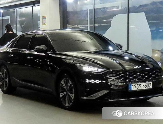 Kia K8 Hybrid 2022 Черный из Кореи