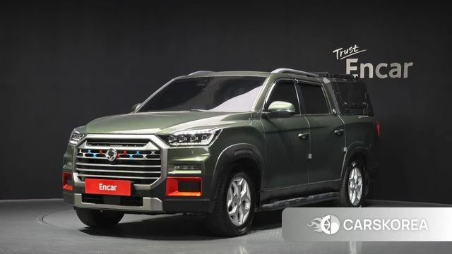 Ssangyong The New Rexton Sport 2023 Зеленый из Кореи