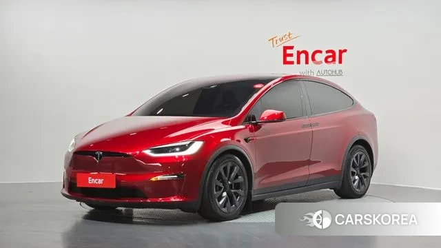 Tesla Model X 2024 Красный из Кореи