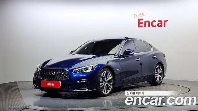 Infiniti Q50 2018 Синий из Кореи
