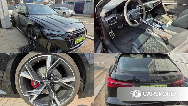 Audi RS6 (C8) 2024 Черный из Кореи