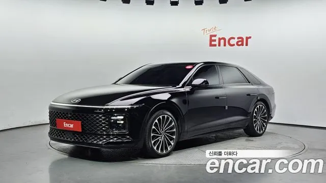 Hyundai Grandeur (GN7) 2023 Черный из Кореи