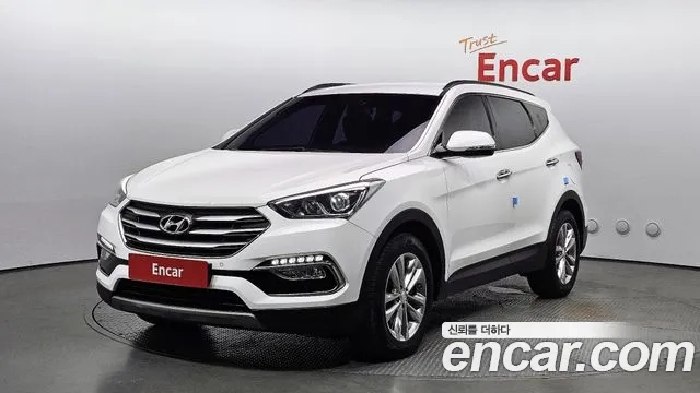 Hyundai Santa Fe The Prime 2018 Белый из Кореи