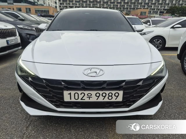 Hyundai Avante (CN7) 2022 Белый из Кореи