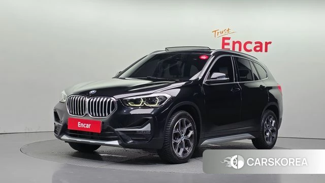 BMW X1 (F48) 2021 Черный из Кореи