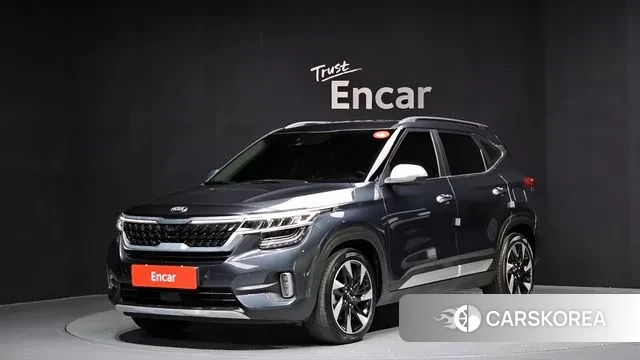 Kia Seltos 2021 Серый из Кореи