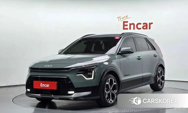 Kia Di Ol Nu Niro 2022 Темно-зеленый из Кореи
