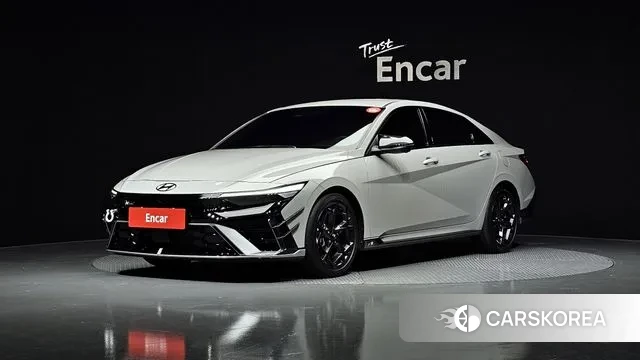 Hyundai The New Avante (CN7) 2025 Серебристо-серый из Кореи