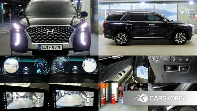 Hyundai Palisade 2021 Синий из Кореи