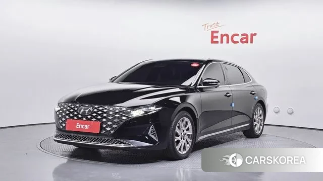 Hyundai The New Grandeur IG Hybrid 2021 Черный из Кореи