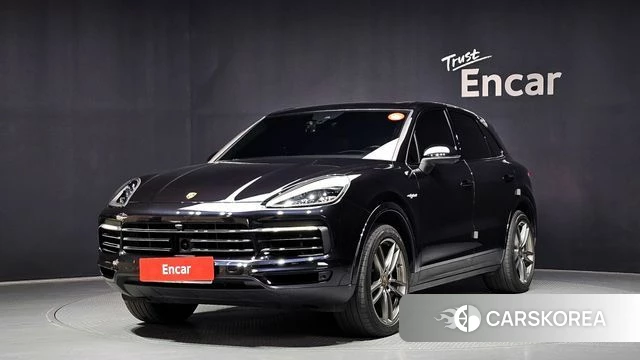 Porsche Cayenne (PO536) 2021 Черный из Кореи