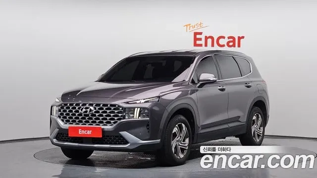 Hyundai The New Santa Fe 2021 Серый из Кореи