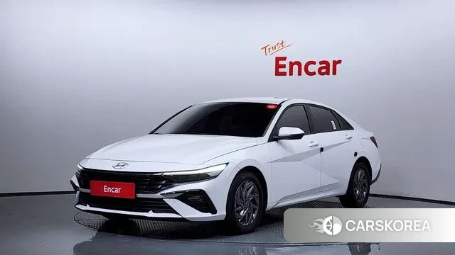 Hyundai The New Avante (CN7) 2023 Белый из Кореи