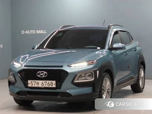 Hyundai Kona 2018 Небесно-голубой из Кореи