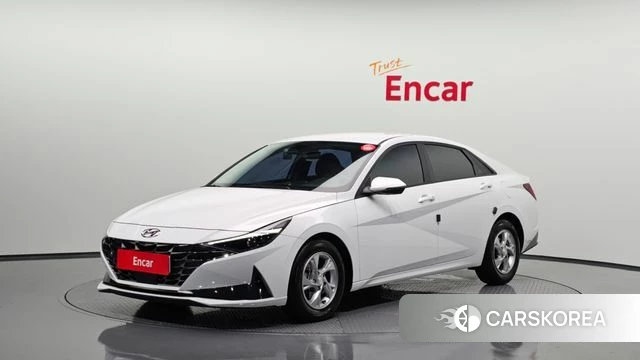 Hyundai Avante (CN7) 2020 Белый из Кореи