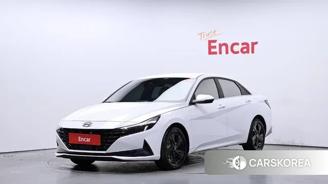 Hyundai Avante (CN7) 2022 Белый из Кореи