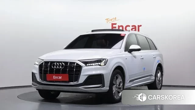 Audi Q7 (4M) 2021 Белый из Кореи