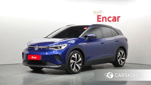 Volkswagen ID.4 2022 Синий из Кореи