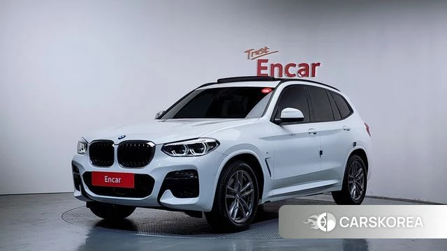 BMW X3 (G01) 2021 Белый из Кореи