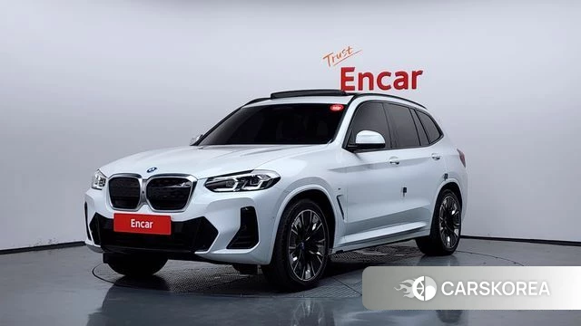 BMW iX3 2022 Белый из Кореи