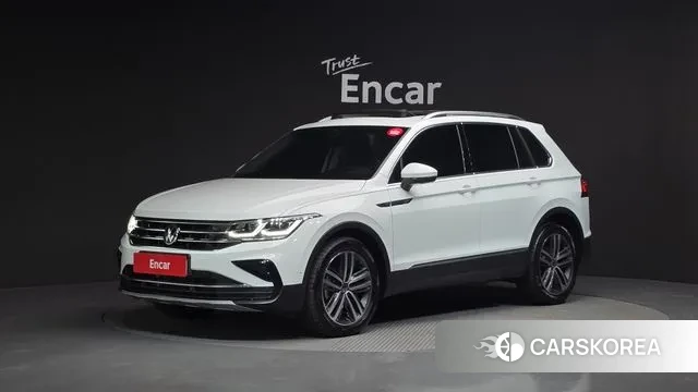 Volkswagen Tiguan second Generation 2022 Белый из Кореи