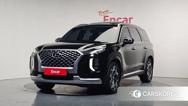 Hyundai Palisade 2021 Черный из Кореи