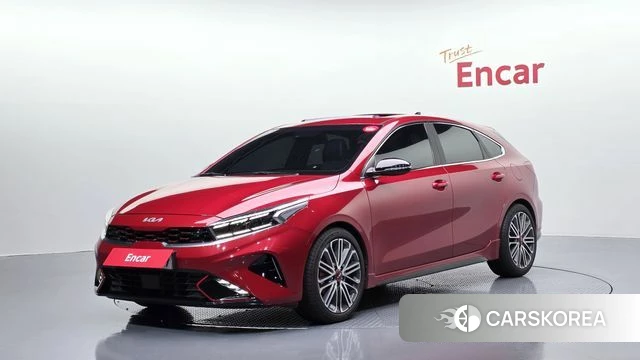 Kia The New K3 2nd generation 2023 Красный из Кореи
