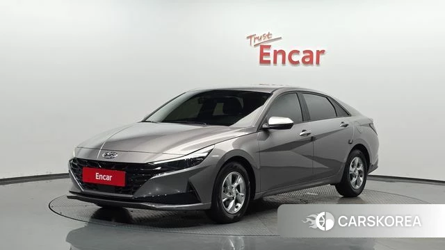 Hyundai Avante (CN7) 2021 Серебристо-серый из Кореи