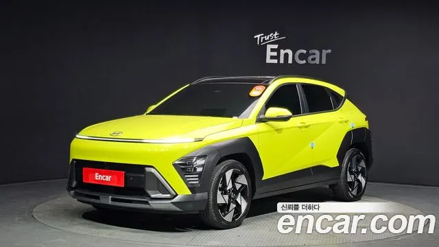 Hyundai Kona (SX2) 2023 Светло-зеленый из Кореи