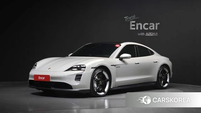 Porsche Taycan 2024 Серебристо-серый из Кореи