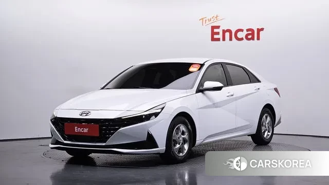Hyundai Avante (CN7) 2022 Белый из Кореи