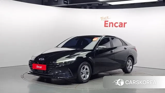 Hyundai Avante (CN7) 2021 Черный из Кореи