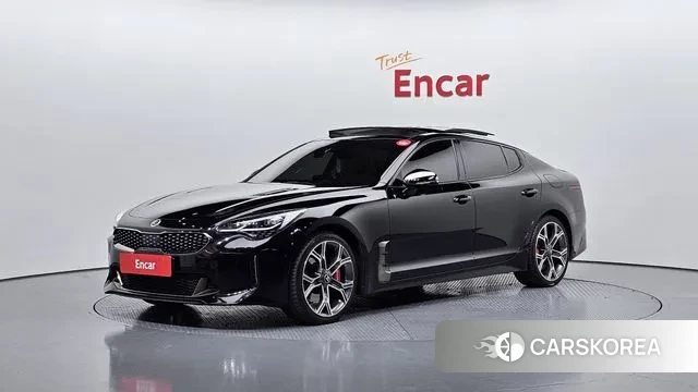 Kia Stinger 2018 Черный из Кореи