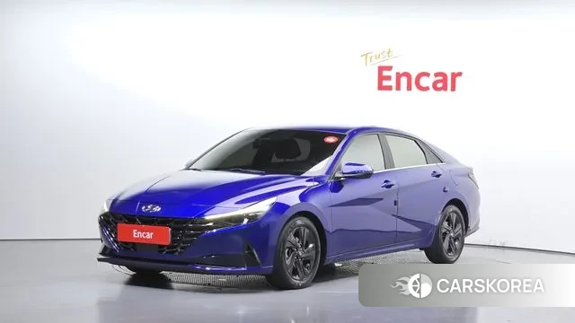 Hyundai Avante (CN7) 2020 Синий из Кореи