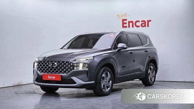 Hyundai The New Santa Fe 2021 Серый из Кореи