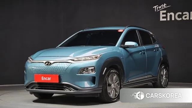 Hyundai Kona Electric 2019 Небесно-голубой из Кореи
