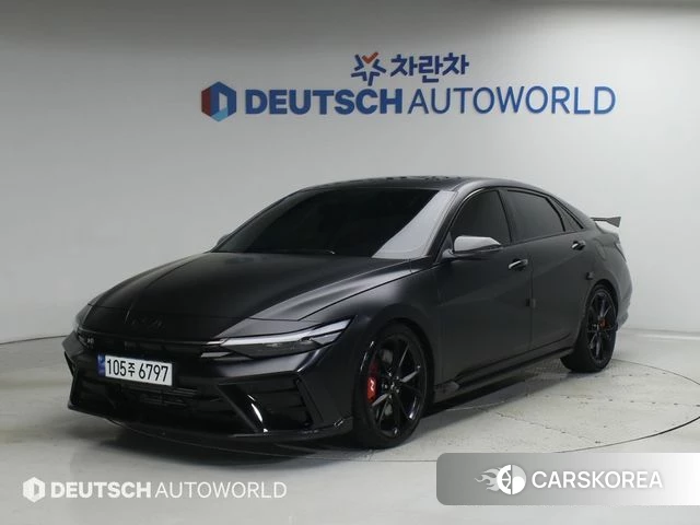 Hyundai The New Avante (CN7) 2025 Черный из Кореи