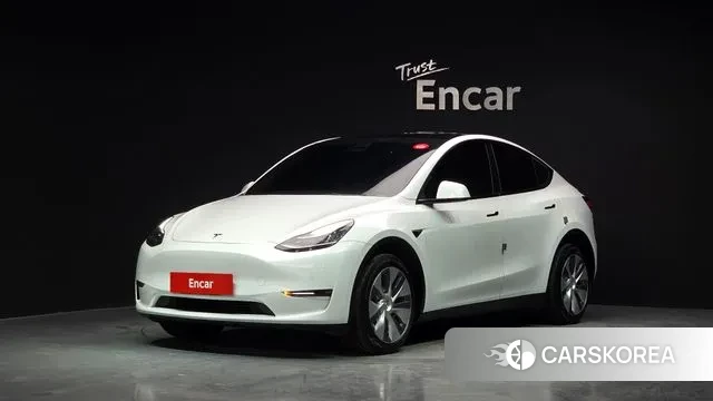 Tesla Model Y 2022 Белый из Кореи