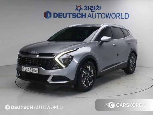 Kia Sportage 5th Generation Hybrid 2023 Серебристо-серый из Кореи