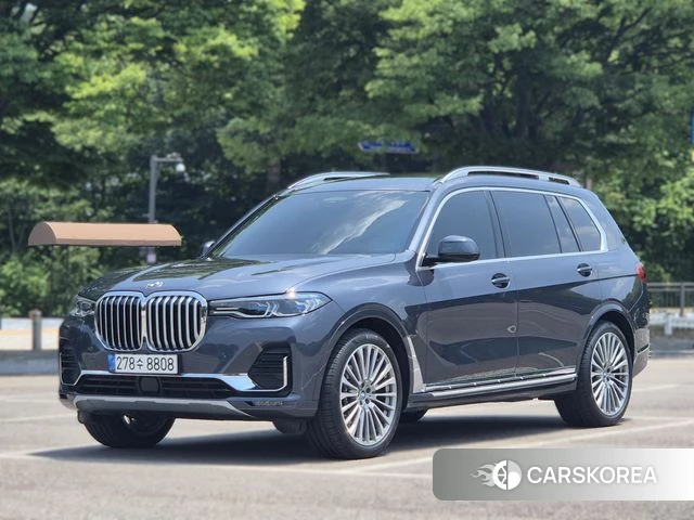 BMW X7 (G07) 2021 Серый из Кореи